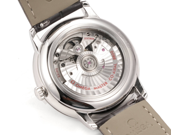 Omega DeVille Hot Model Men's Automatic Mechanical Watch with Leather Strap Available in Various Colors - Image 9