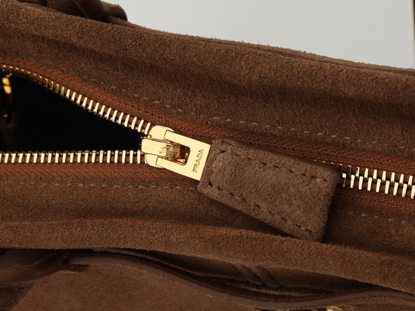Prada Soft Lux Bag New Suede Women's Bag Vintage Style - Image 8