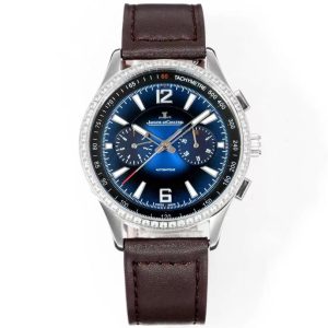 jaeger-lecoultre memovox men's mechanical watch chronograph
