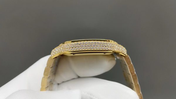 Cartier Santos New Men's Middle East Full Diamonds Collection - Image 5