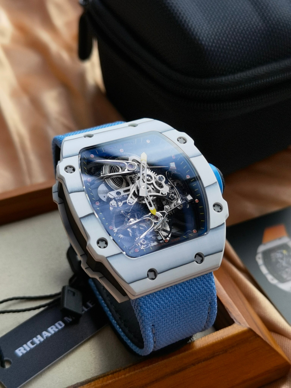 Richard Mille RM27-02 Men's Mechanical Watch Carbon Fiber Tourbillon - Image 6