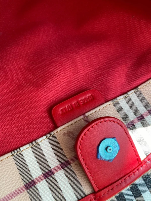 Checkered Tootsie Bag Size:W25.5*H29*D10cm Code:400123 - Image 3