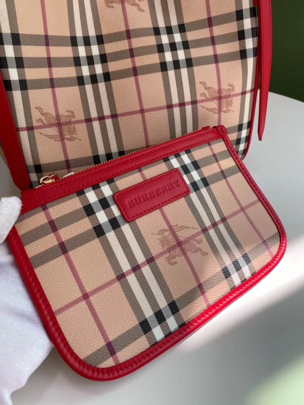 Checkered Tootsie Bag Size:W25.5*H29*D10cm Code:400123 - Image 5